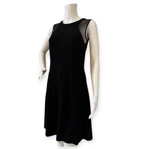Carmen Marc Valvo Elegant Black Sleeveless Dress